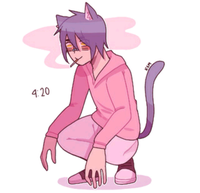 feline with lean