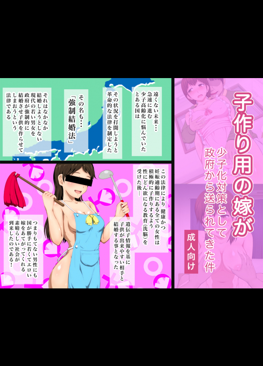 成人向け 子作り用の嫁が少子化対策として政府から送られて来た件 スマホ対応の無料同人誌サイト ダウンロードブックス Dl Books
